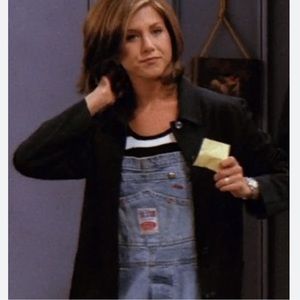 VINTAGE vtg 80s 90s rare big star overalls oversized small Rachel green